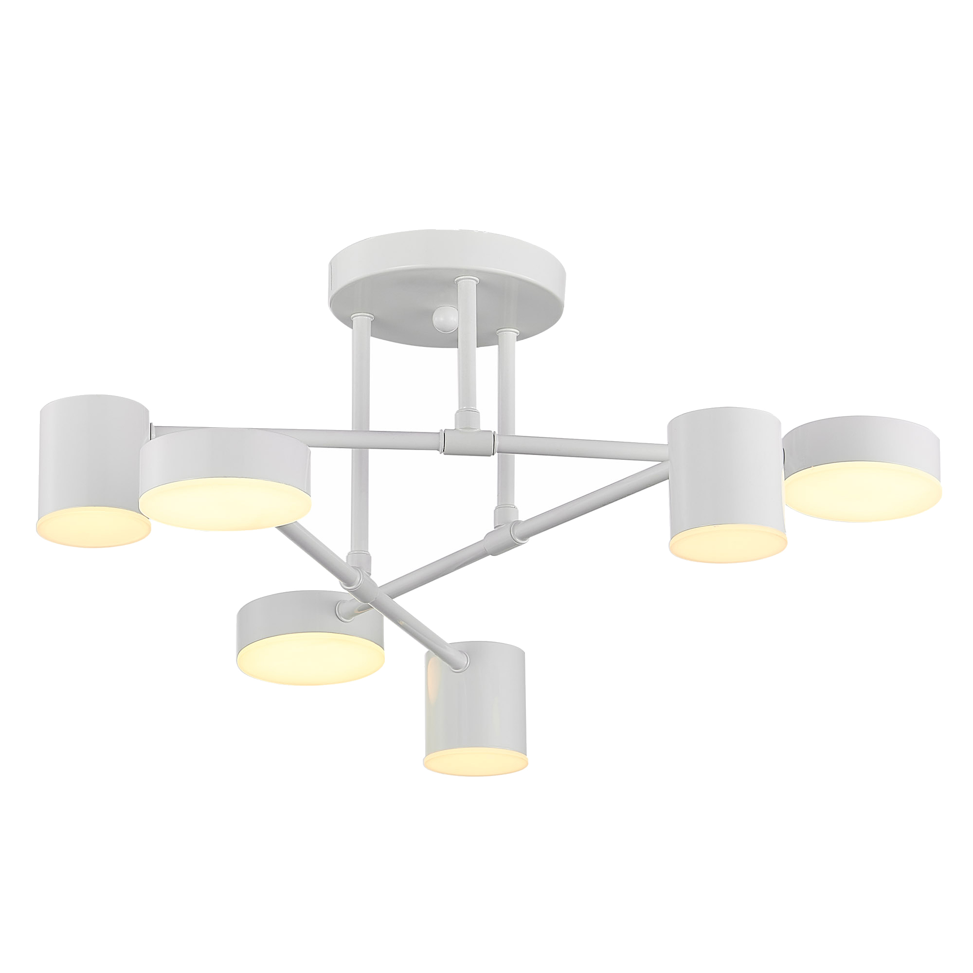 картинка SLE201052-06 Светильник потолочный Белый/Белый LED 6*7W 4000K