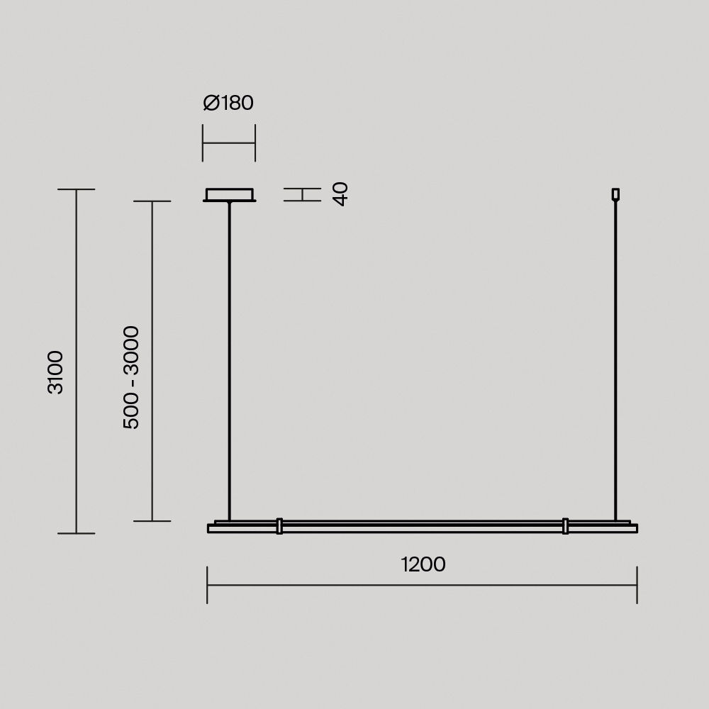 картинка Подвесной светильник Maytoni MOD340PL-L20BS3K