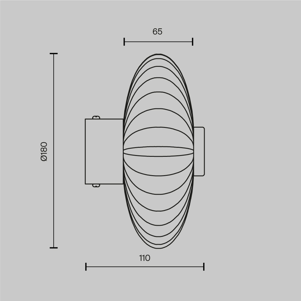 картинка Настенный светильник (бра) Maytoni MOD555WL-L4CH4K