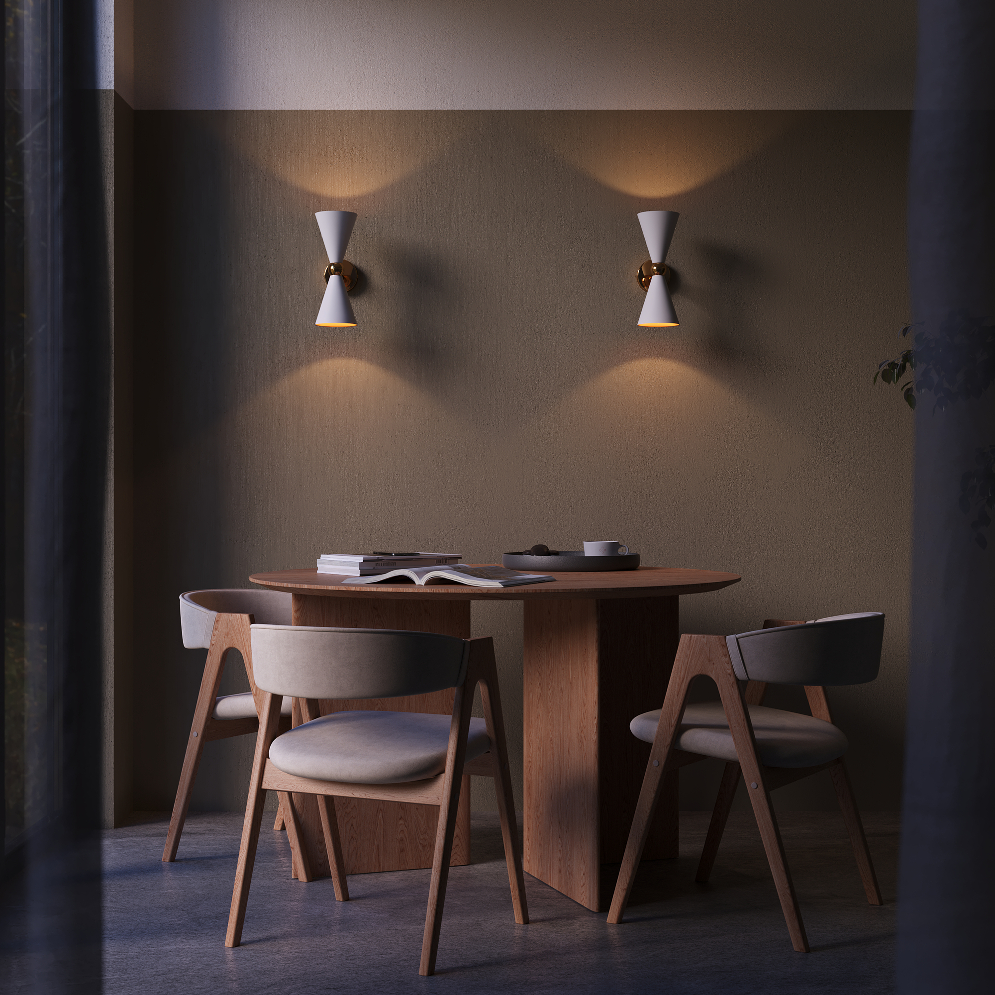 картинка Настенный светильник (бра) Maytoni MOD108WL-02WG