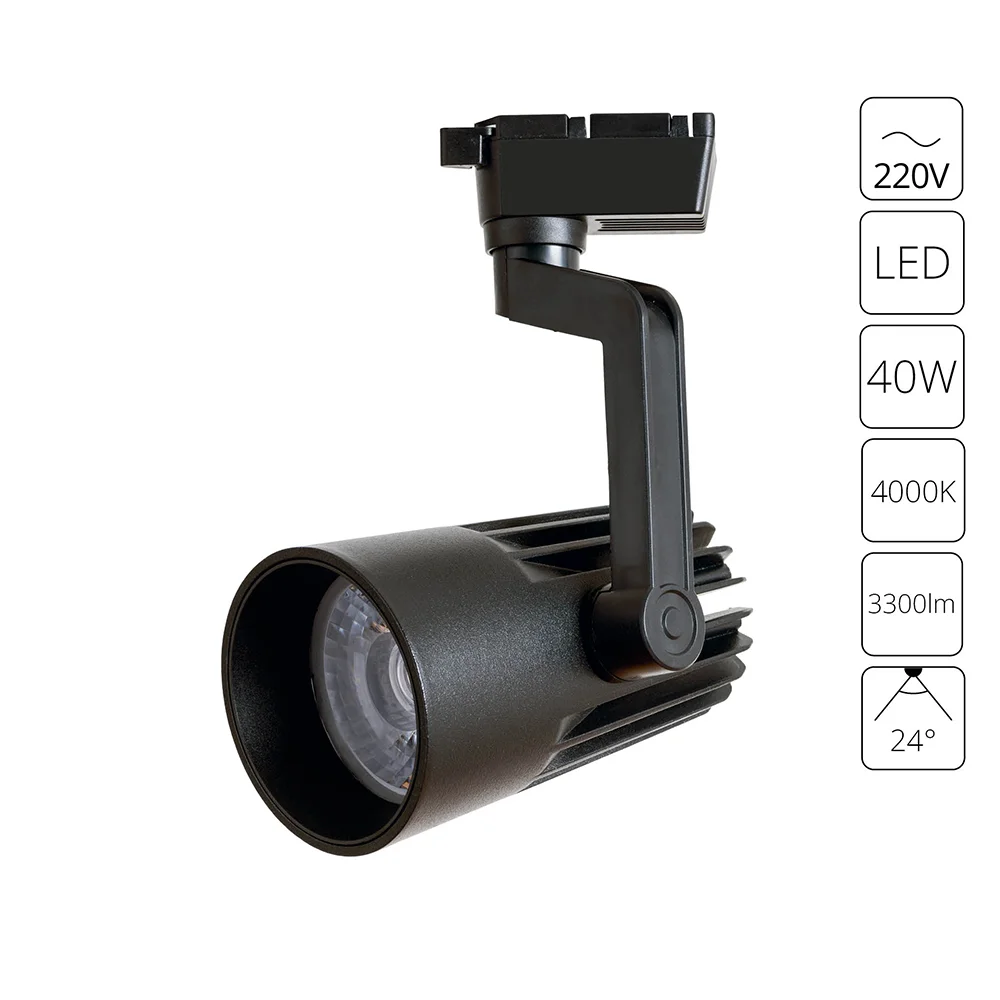 картинка Трековый светильник Arte Lamp WALES A1640PL-1BK