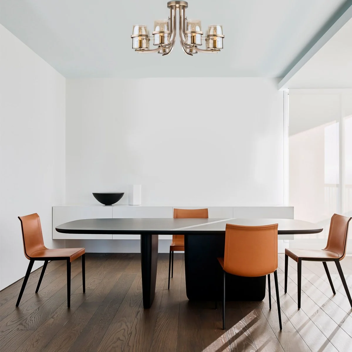 картинка Потолочная люстра со стеклянными плафонами 60085/8