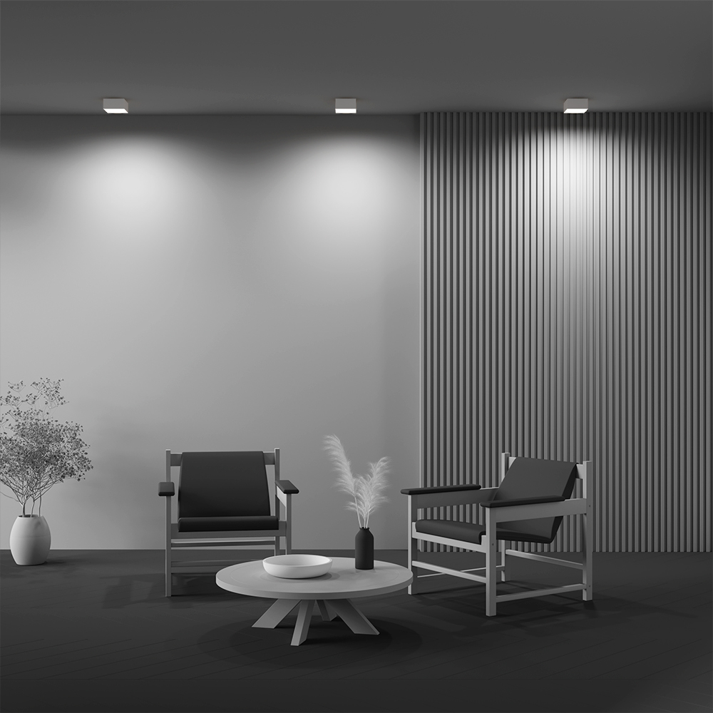 картинка Потолочный светильник Technical C032CL-12W4K-SQ-W