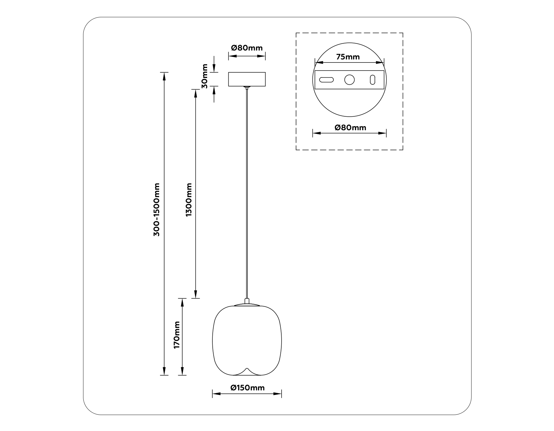 картинка Подвесной светодиодный светильник