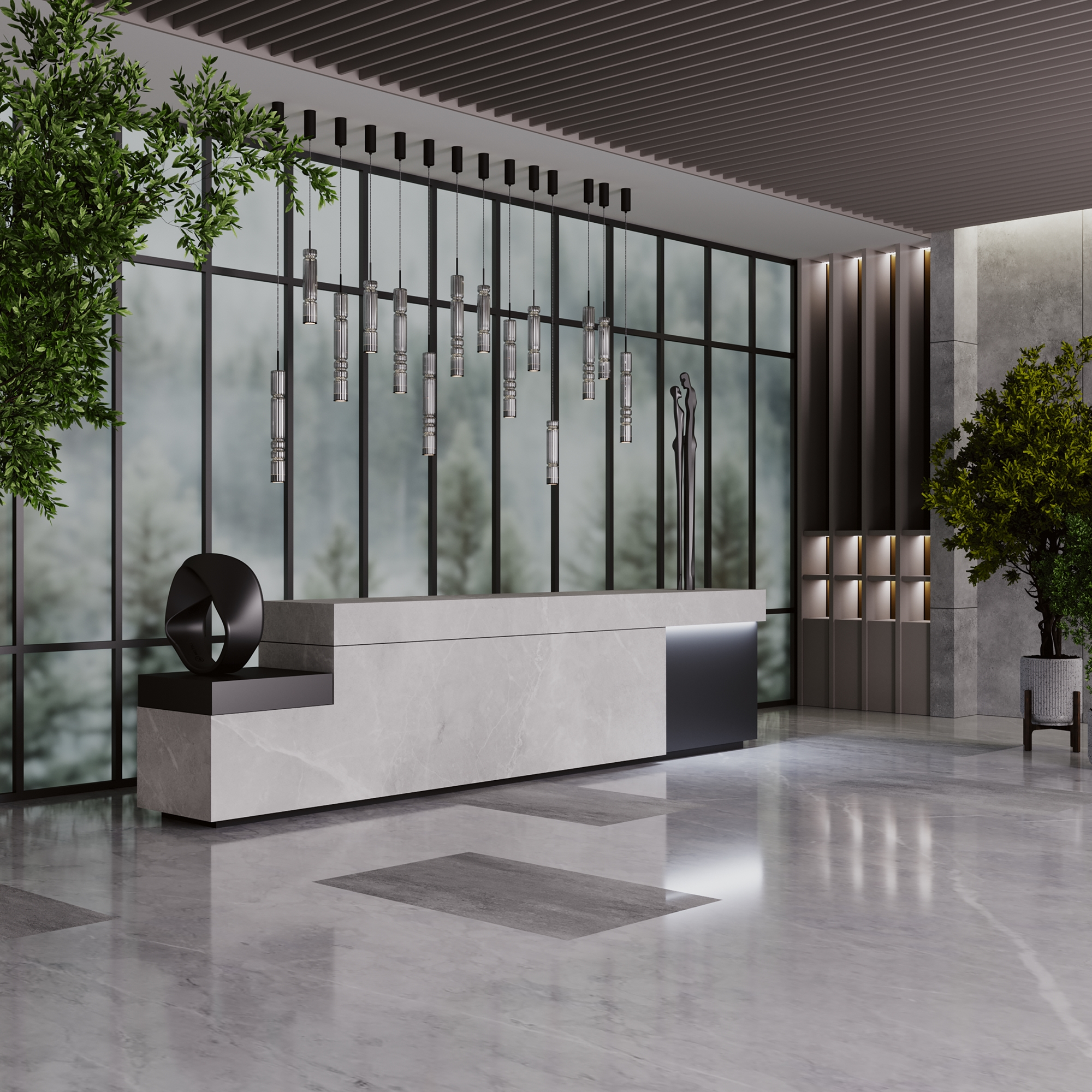 картинка Подвесной светильник Maytoni MOD272PL-L12B3K