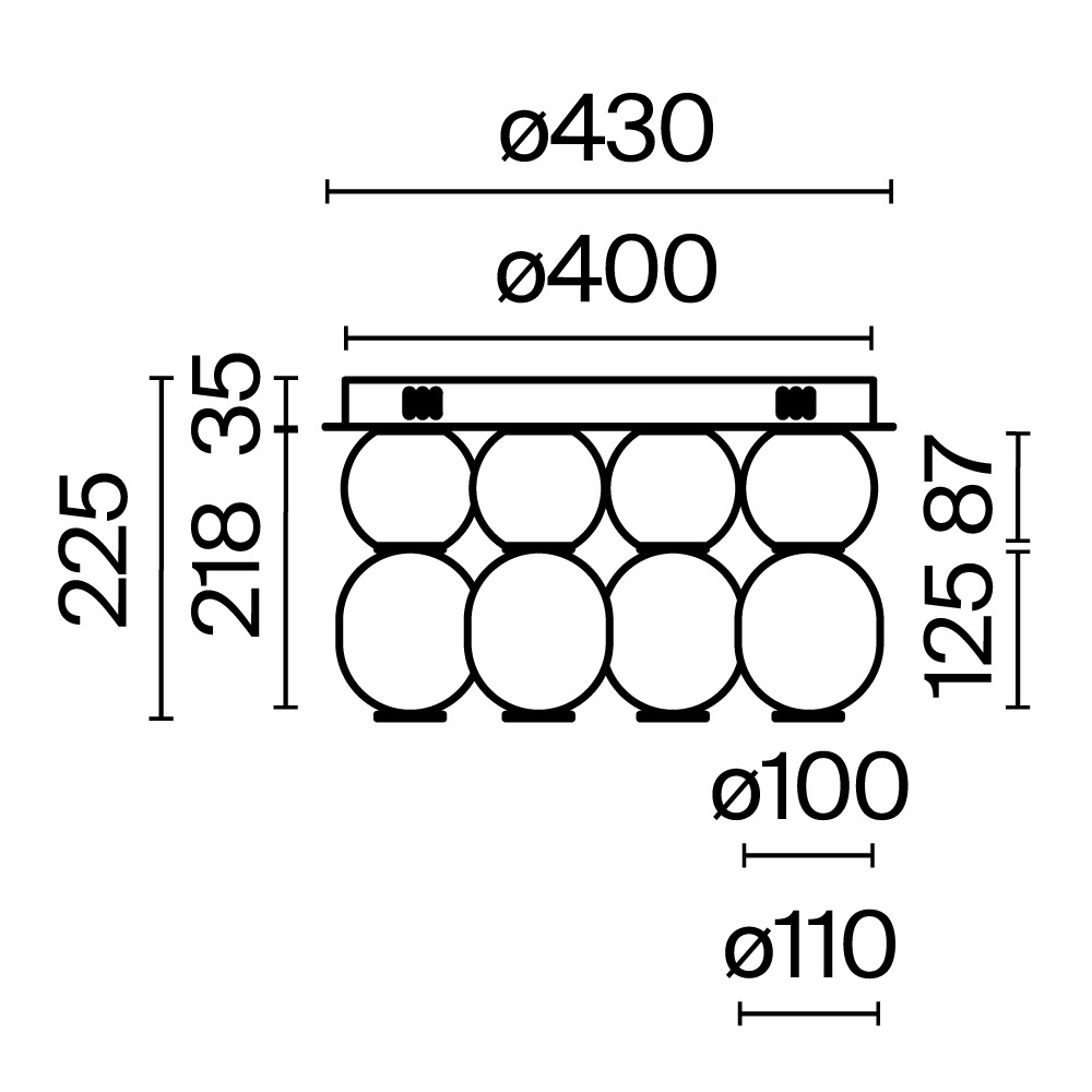 картинка Потолочный светильник Maytoni MOD273CL-L60G3K