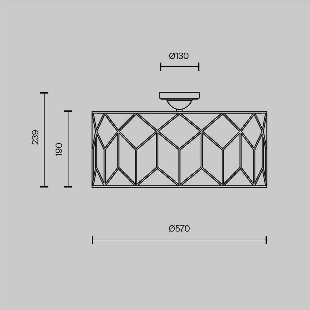 картинка Потолочный светильник Maytoni H223-PL-05-G