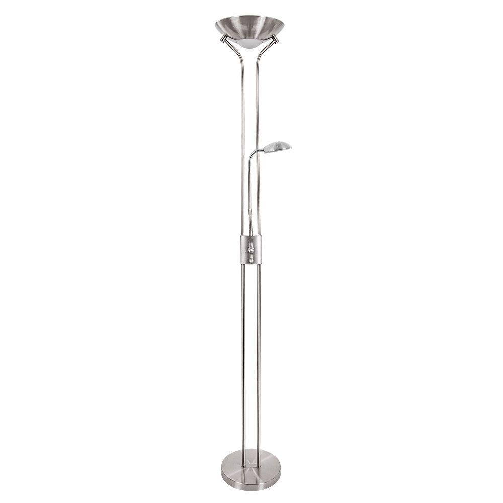 картинка Торшер Arte Lamp DUETTO A4329PN-2SS
