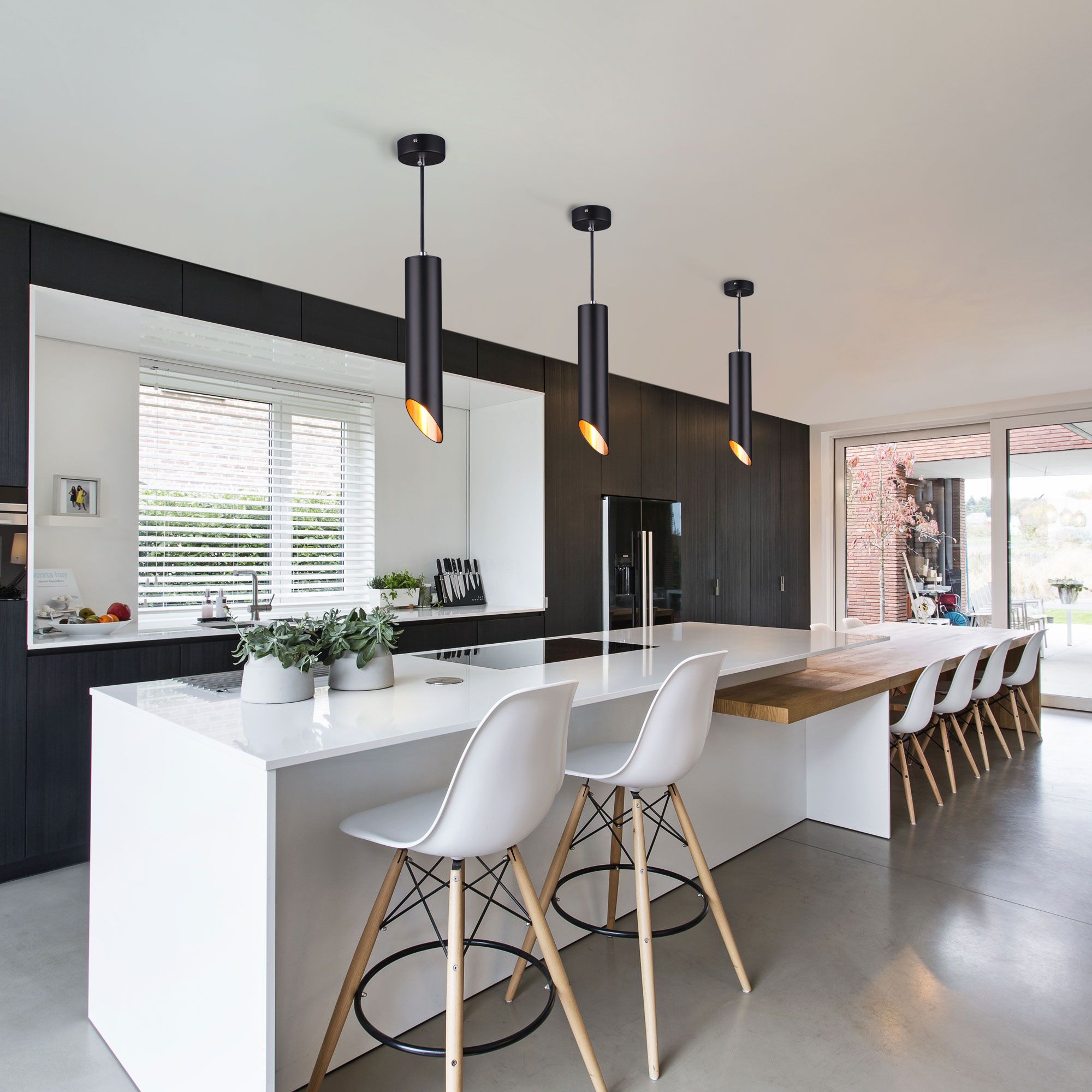 картинка Подвесной светильник 7011 MR16 BK/GD черный/золото