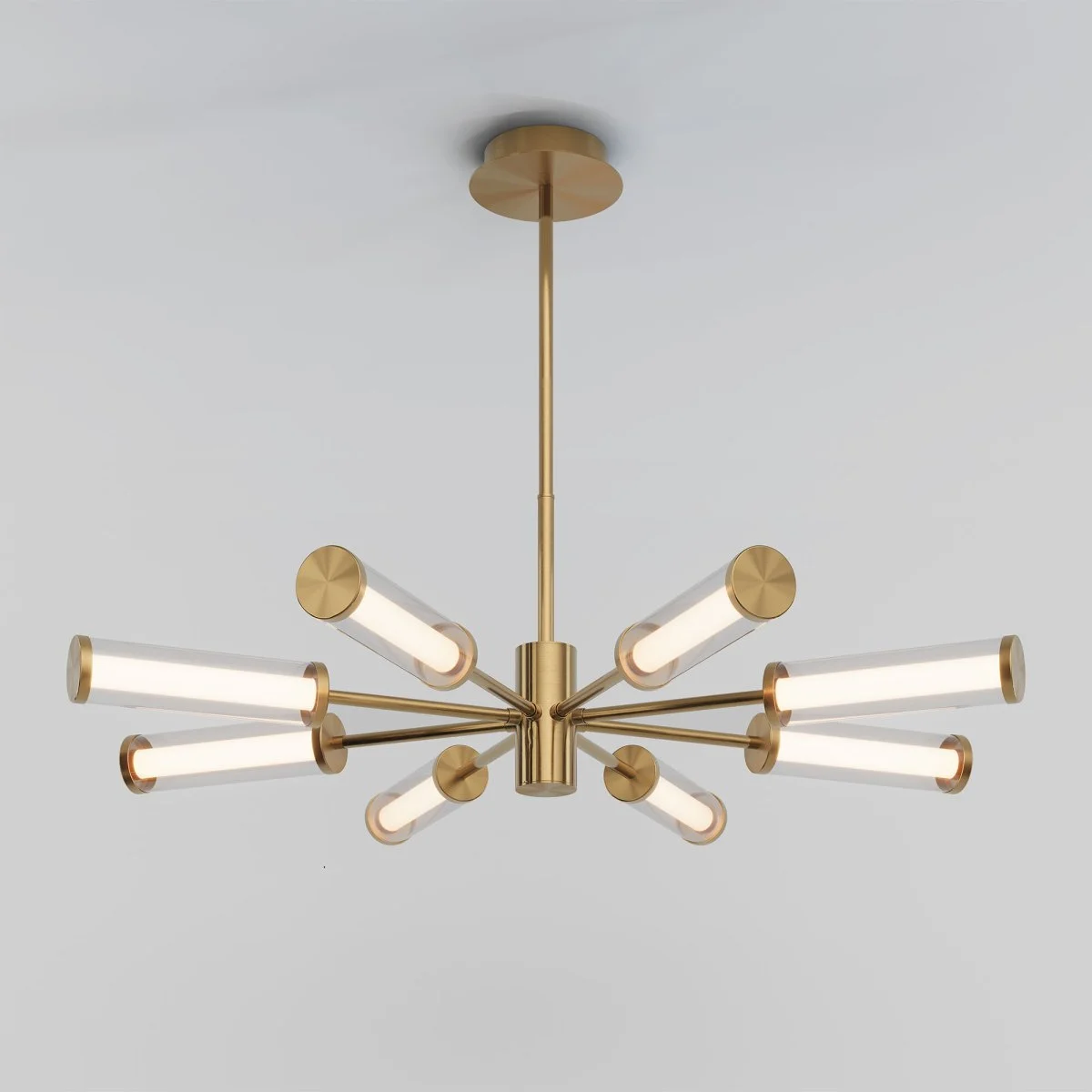 картинка Потолочный светодиодный светильник 50386 LED латунь