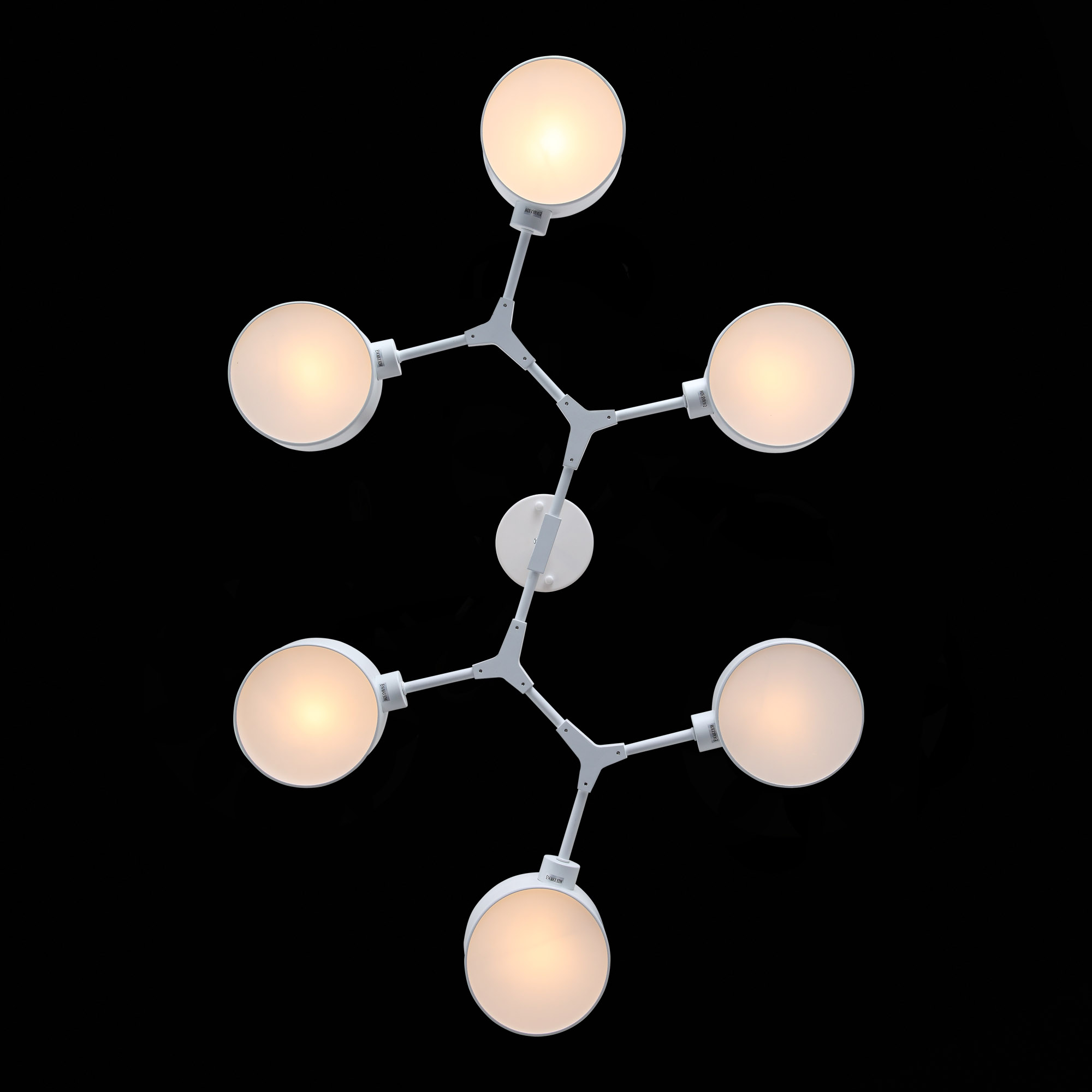 картинка SLE183502-06 Светильник потолочный Белый/Белый E14 6*60W