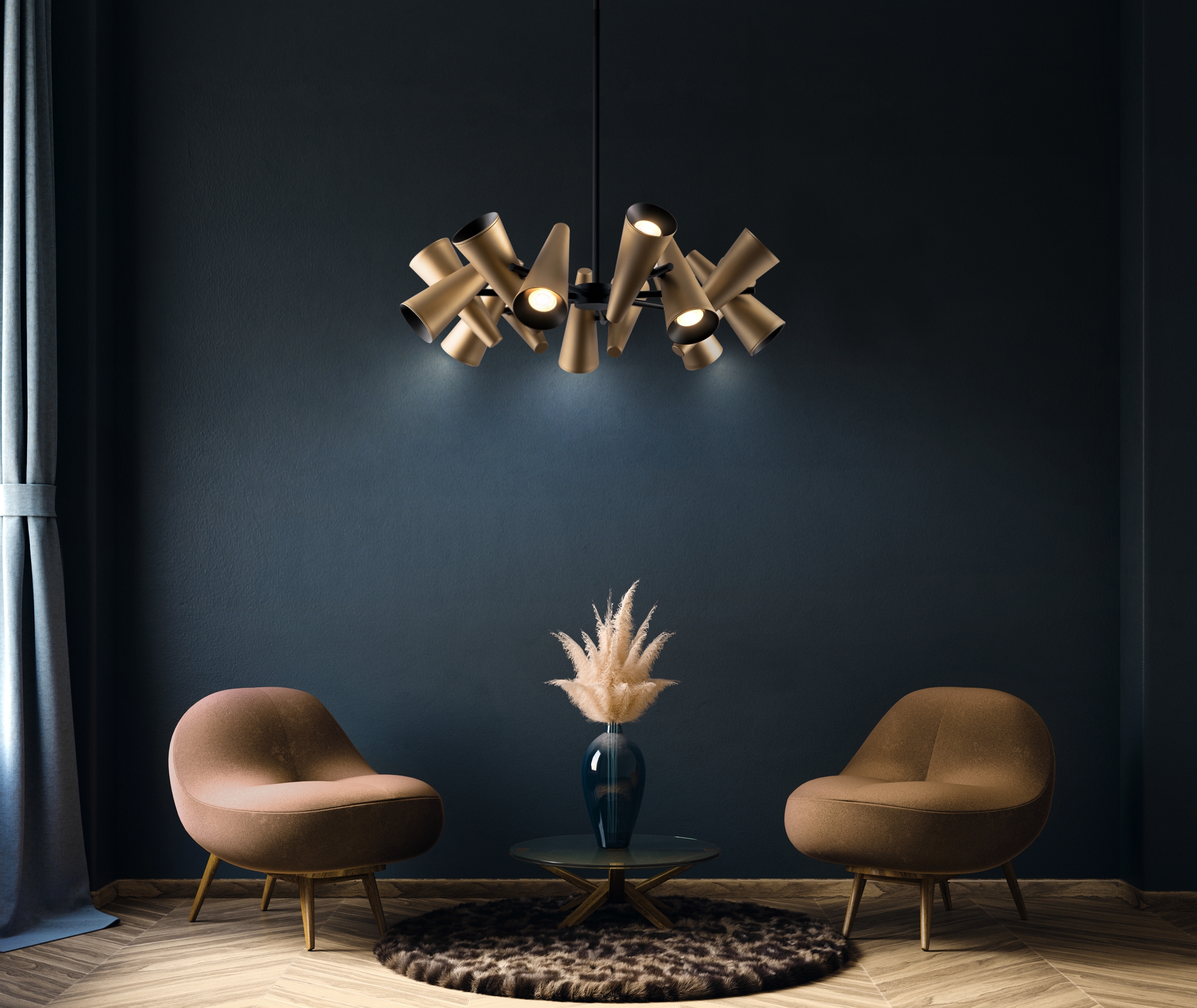 картинка Подвесной светильник Maytoni MOD095PL-14BS