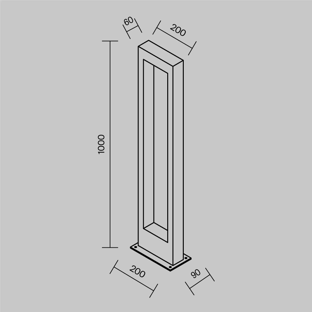 картинка Ландшафтный светильник Outdoor O425FL-L10GF