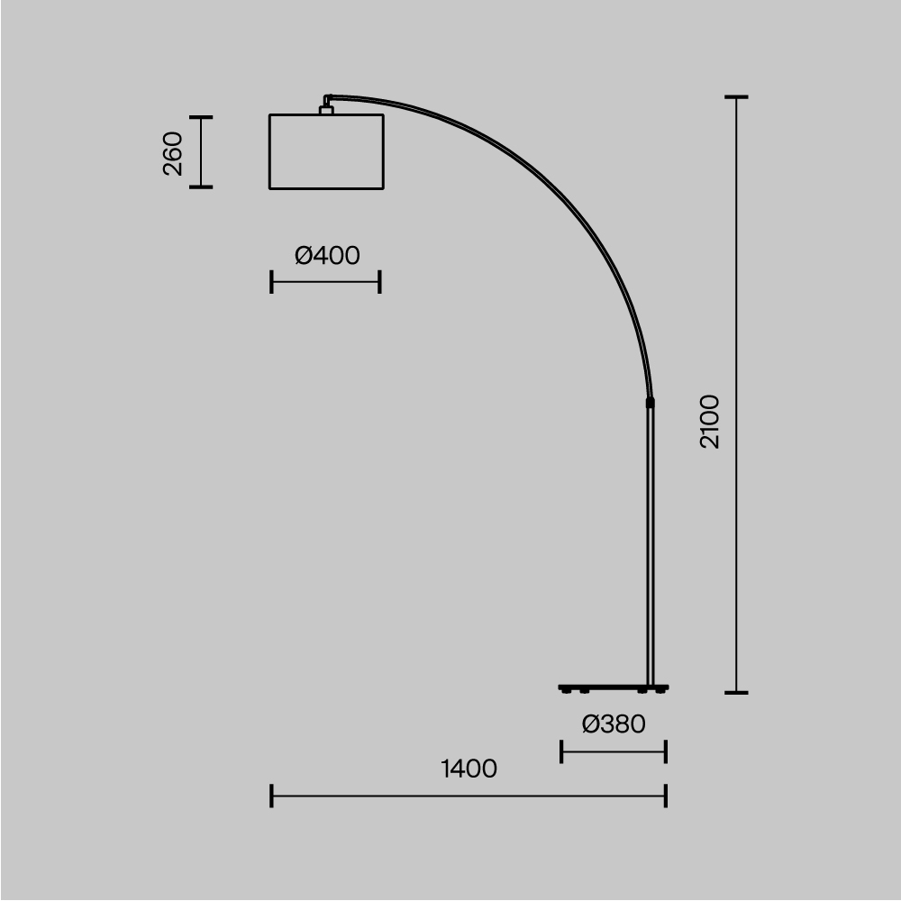 картинка Напольный светильник (торшер) Maytoni Z329-FL-01-CH