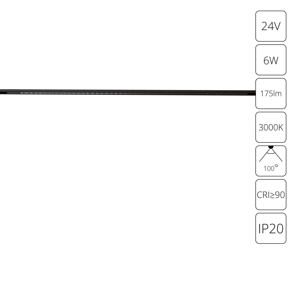 картинка Трековый светильник Arte Lamp RICORDO A6330PL-1BK