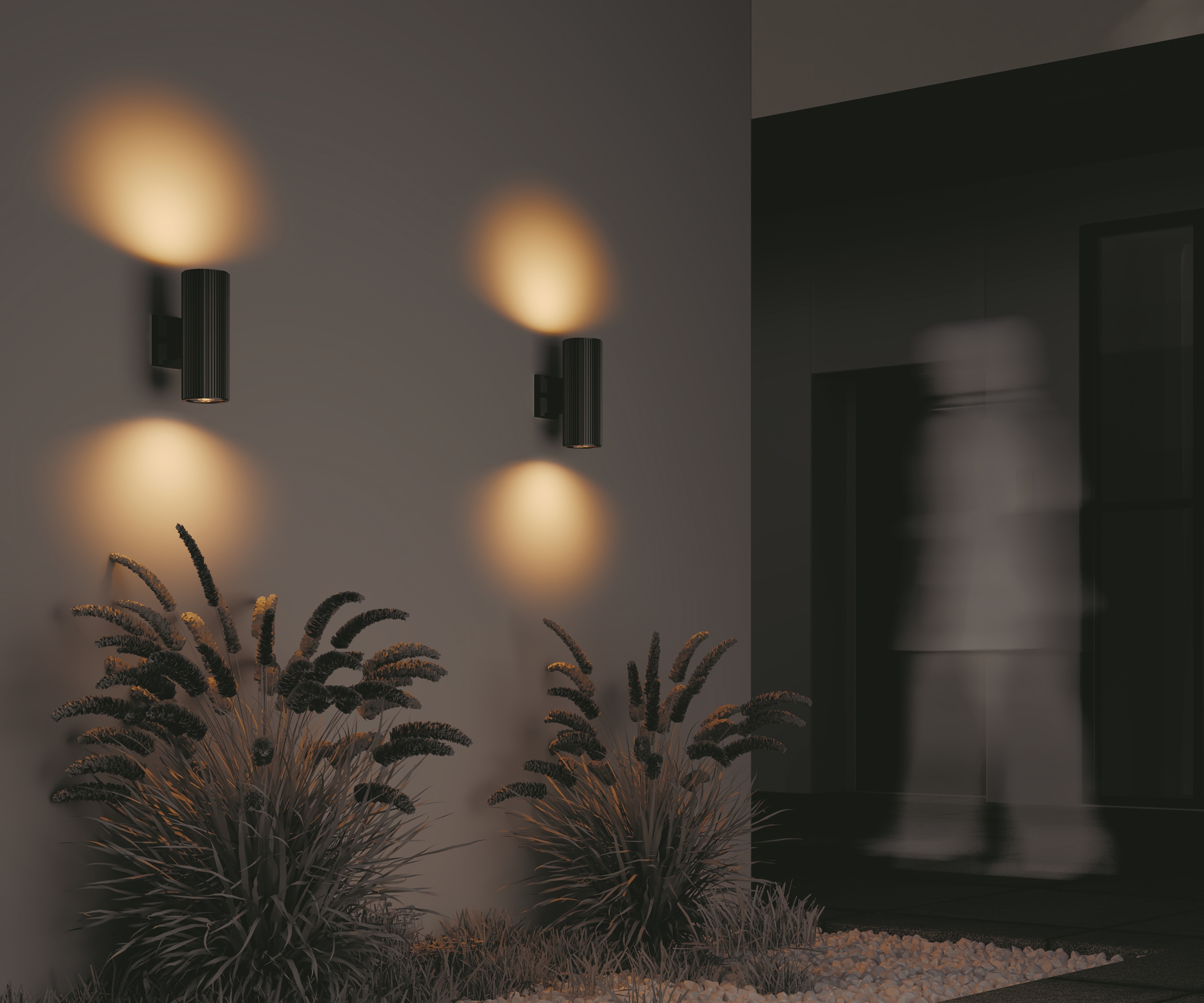 картинка Настенный светильник (бра) Outdoor O419WL-02B