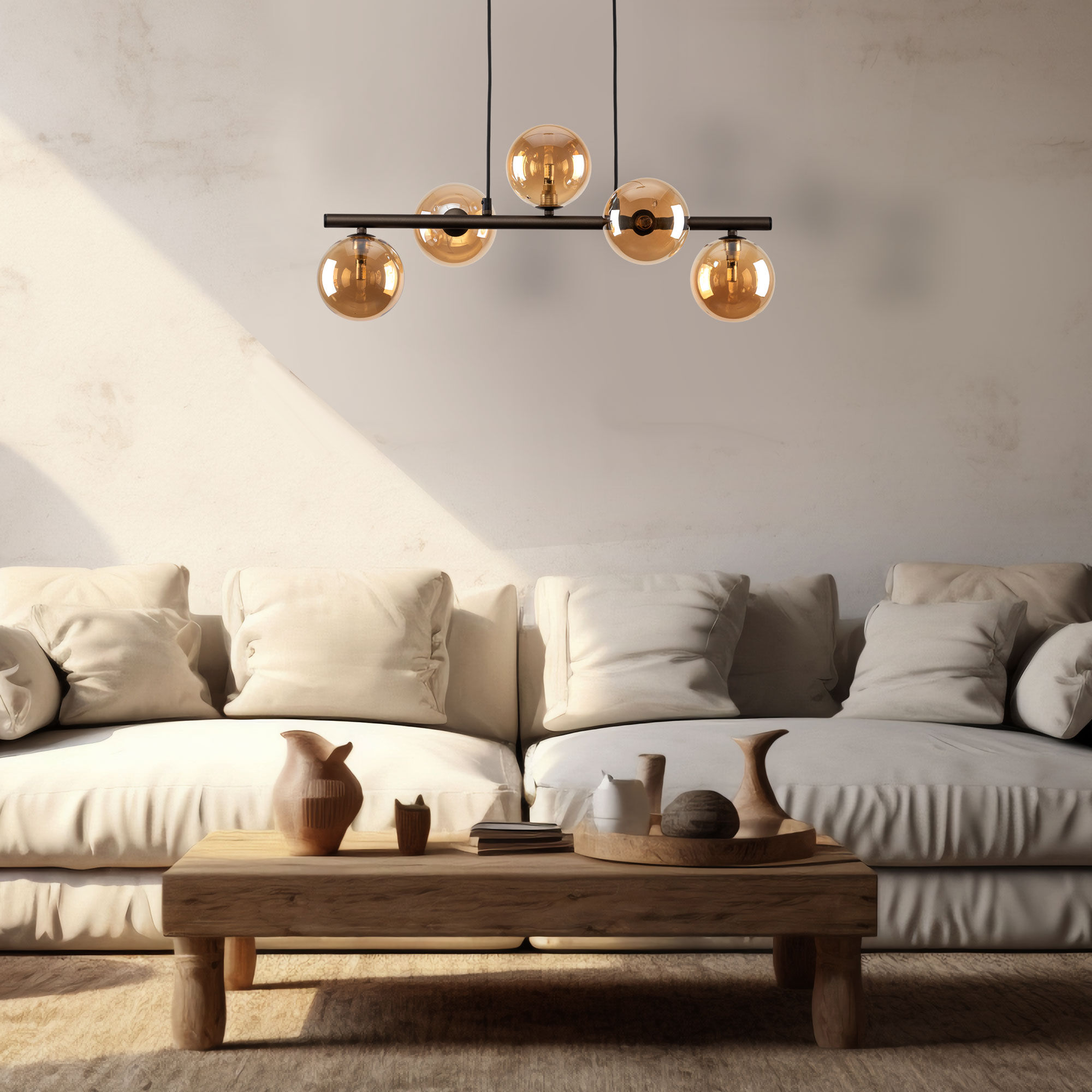 картинка Подвесной светильник со стеклянными плафонами 6105 Estera