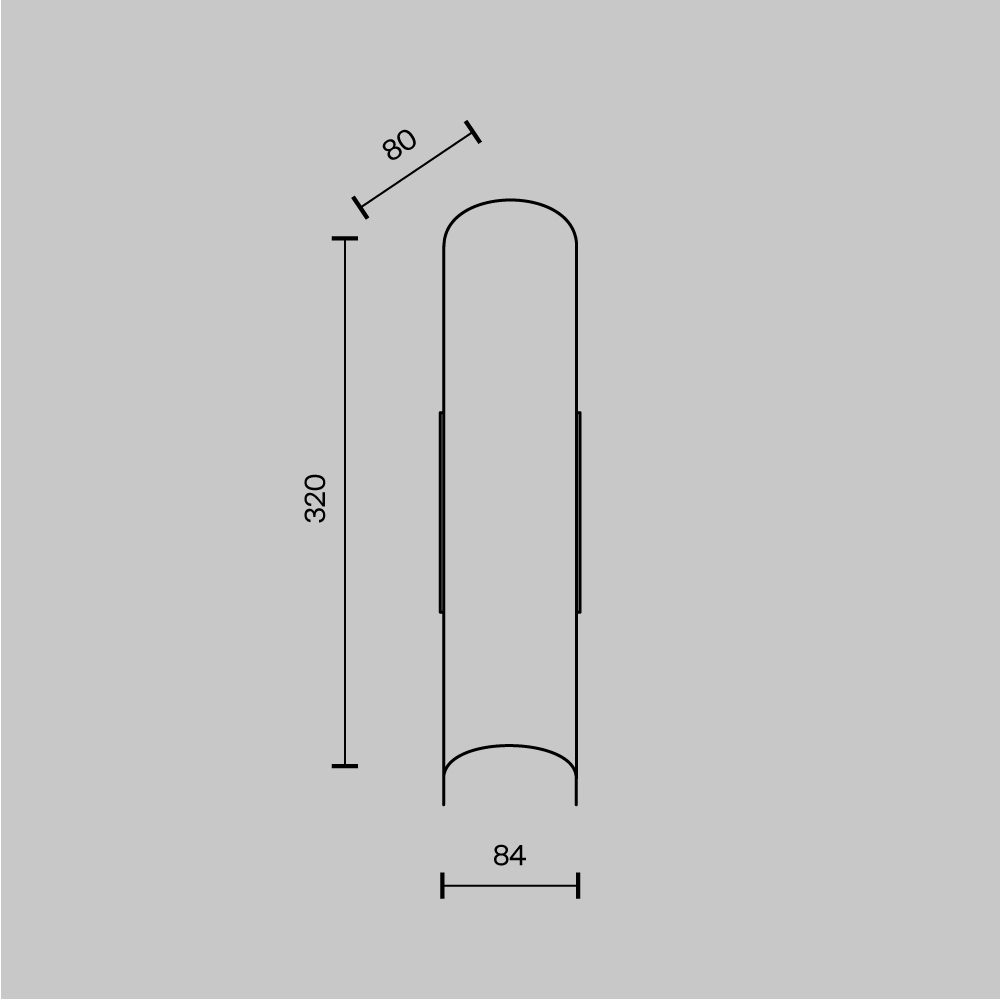 картинка Настенный светильник (бра) Maytoni P011WL-02CH