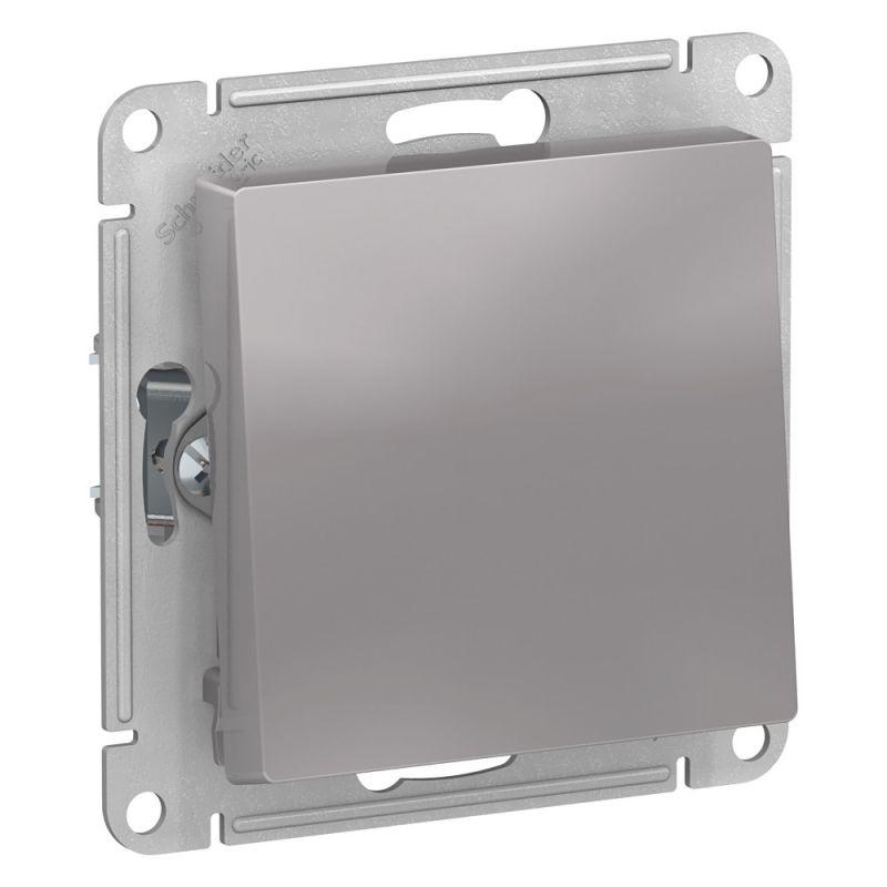 картинка Переключатель 1-кл. AtlasDesign Aqua IP44 (сх. 6) 10AX механизм алюм. SE ATN440361