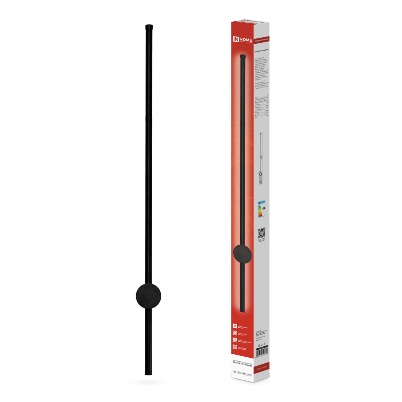 картинка Светильник светодиодный ESTETIKA ART-100B-40BL 20Вт 230В 4000K 1400Лм 1000х60x98 черный IN HOME