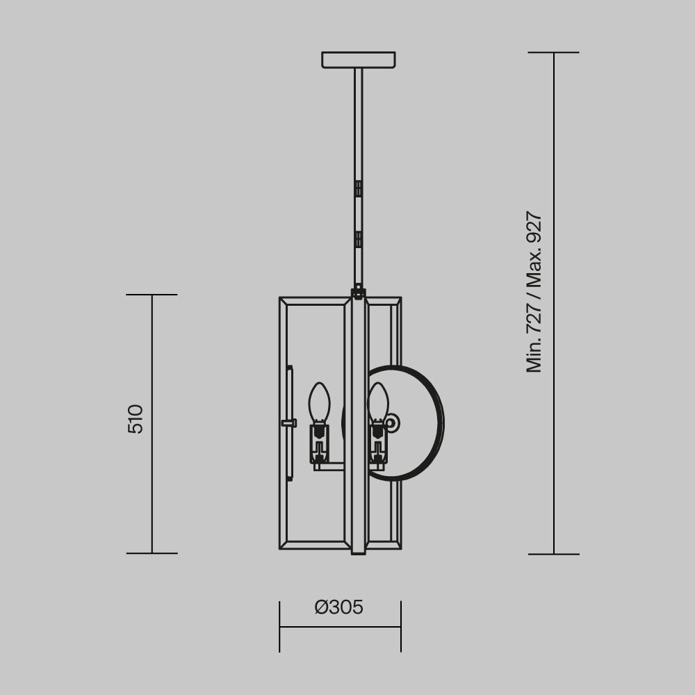 картинка Подвесной светильник Maytoni MOD099PL-03G