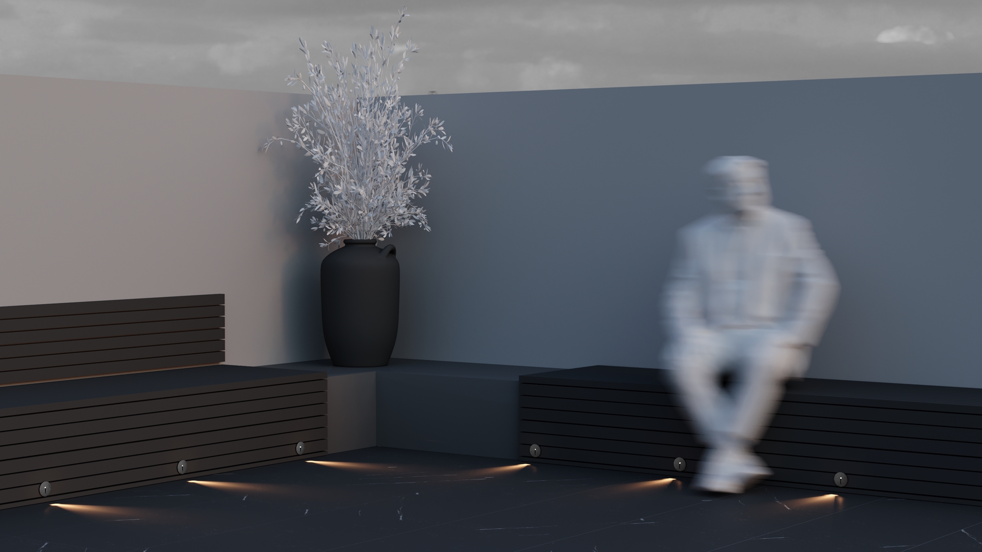 картинка Подсветка для лестниц Outdoor O014SL-L3B3K