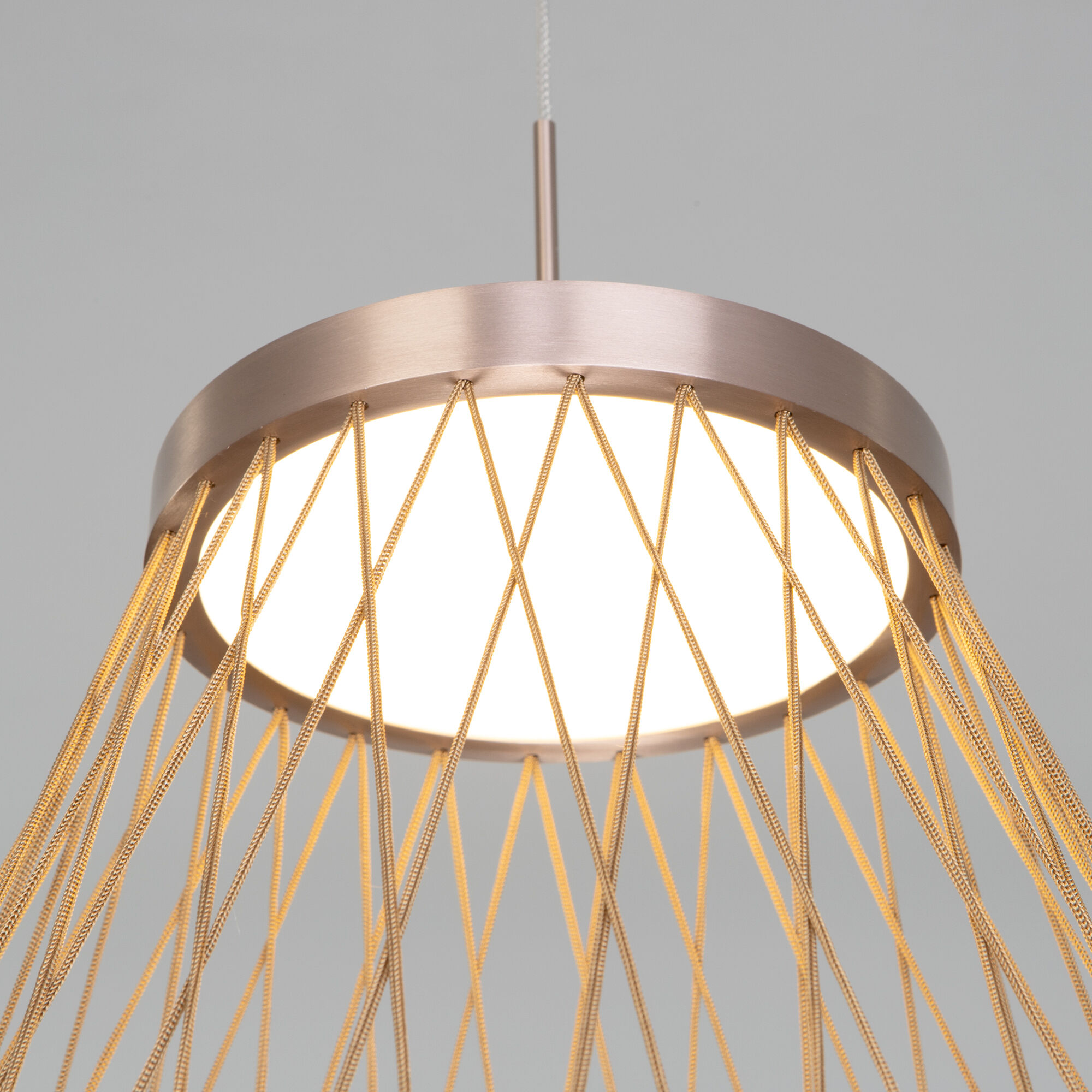 картинка Подвесной светодиодный светильник 40016/1 LED коричневый