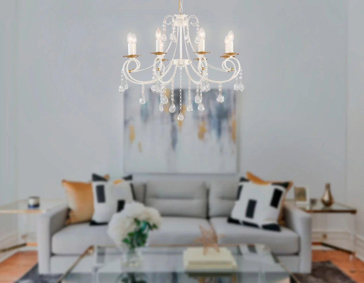 картинка Подвесная люстра с хрусталем TR4917