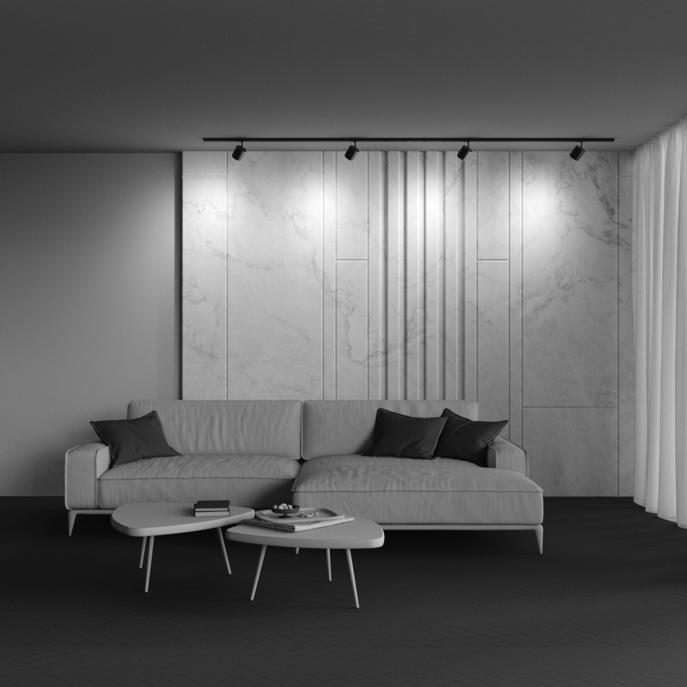 картинка Трековый светильник Technical TR088-1-GX53-B