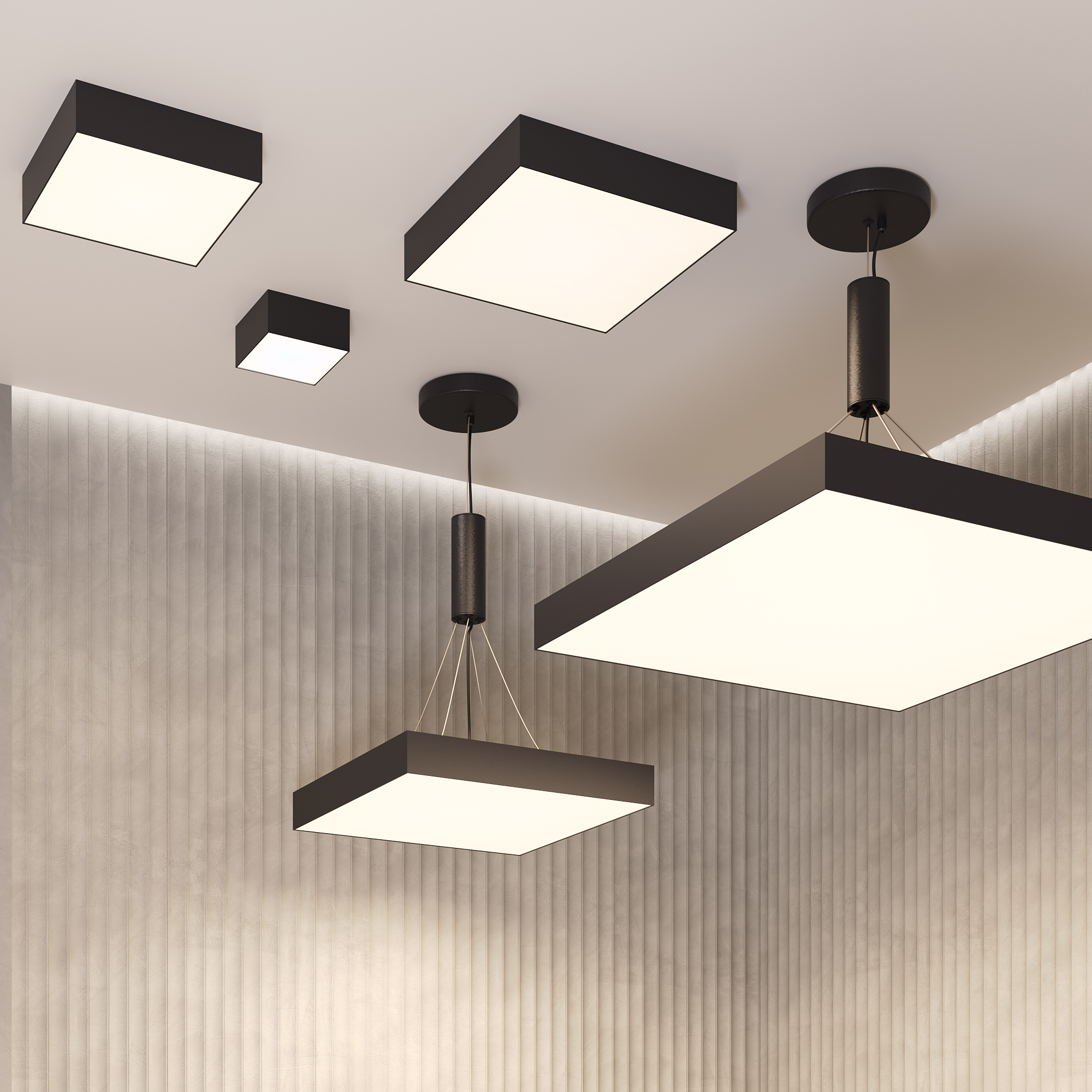 картинка Потолочный светильник Technical C032CL-12W4K-SQ-B