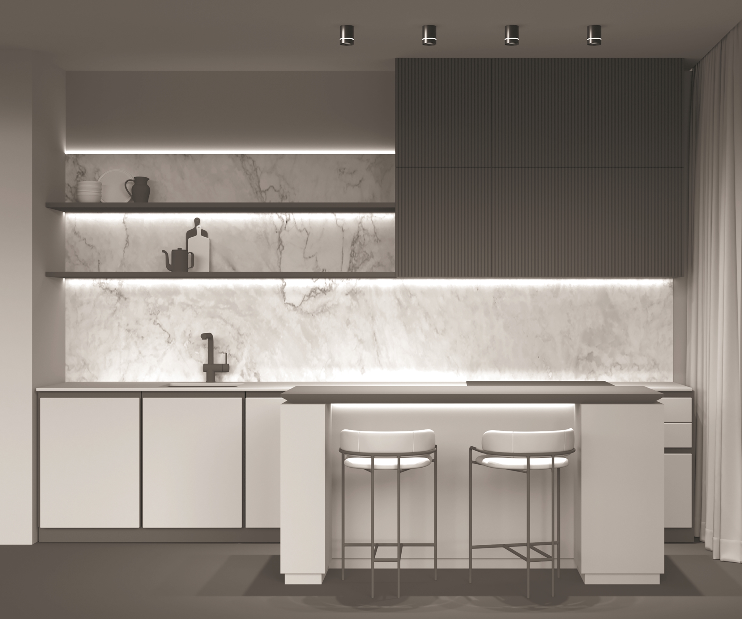 картинка Потолочный светильник Technical C085CL-9W3K-B