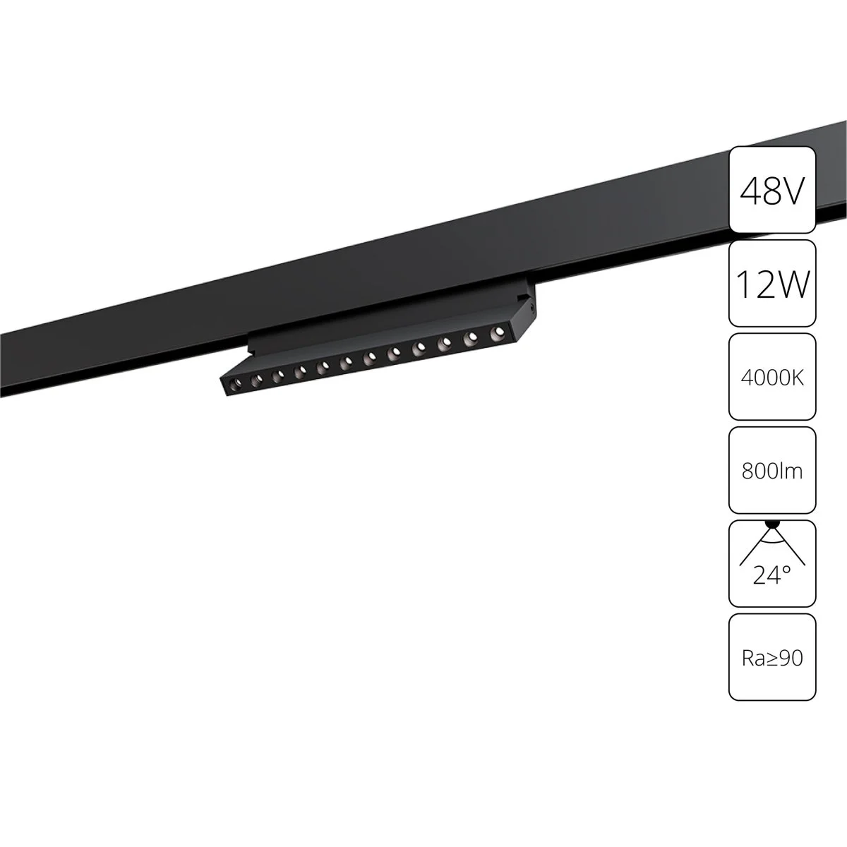 картинка Магнитный трековый светильник Arte Lamp EXPERT A5726PL-1BK