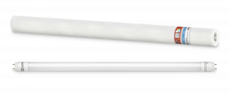 картинка Лампа светодиодная LED-T8R-M-PRO 10Вт 230В G13R 6500К 1000Лм 600мм матовая поворотная IN HOME