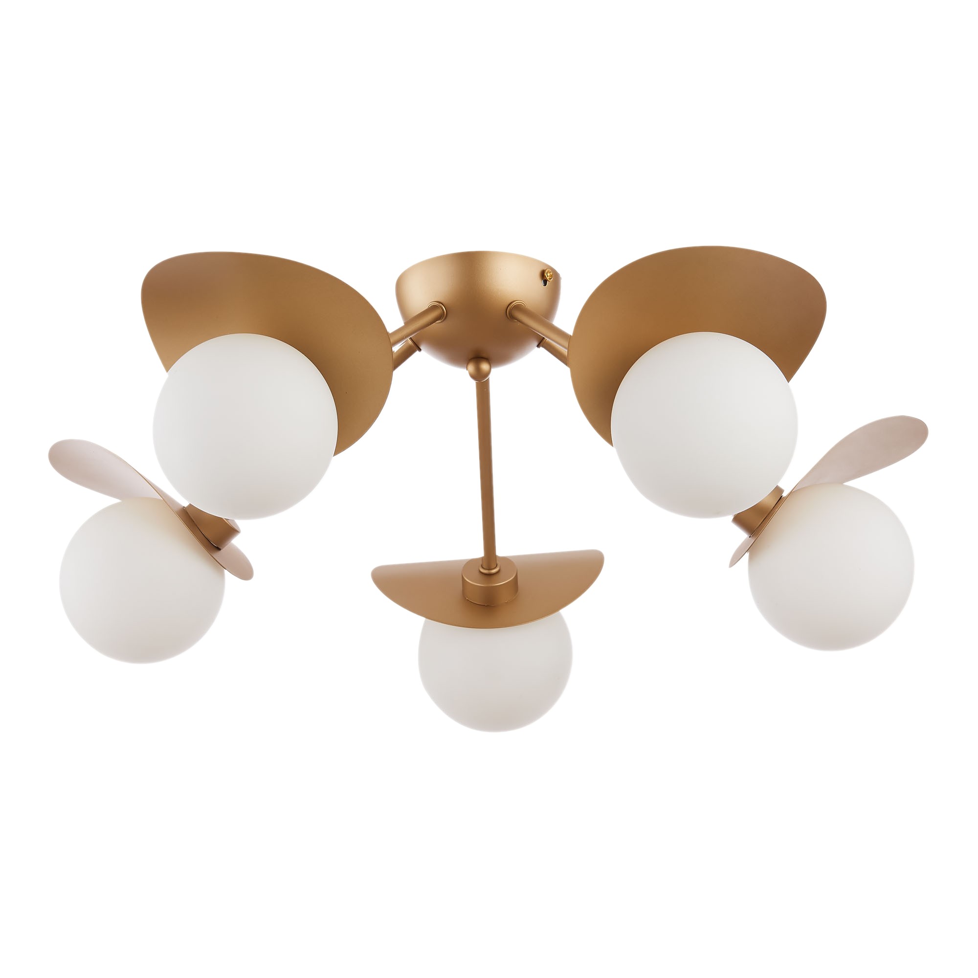 картинка SLE220502-05 Светильник потолочный Золотистый/Белый G9 5*5W