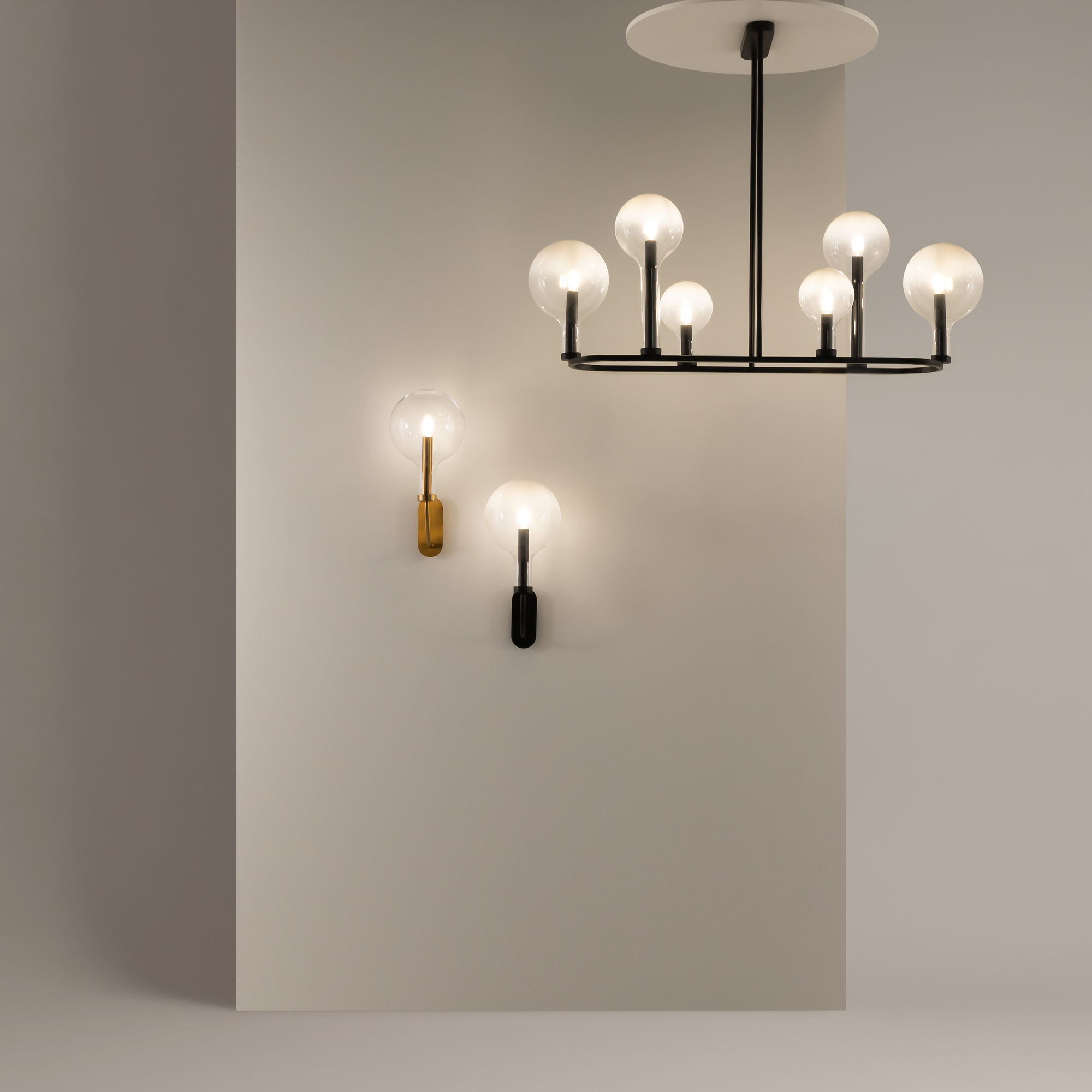 картинка Настенный светильник (бра) Maytoni MOD333WL-01B