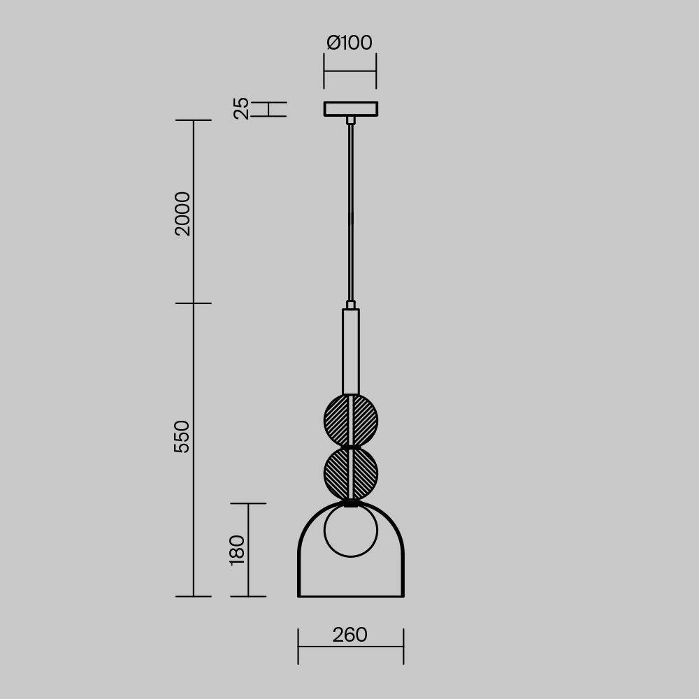 картинка Подвесной светильник Freya FR5482PL-01BS