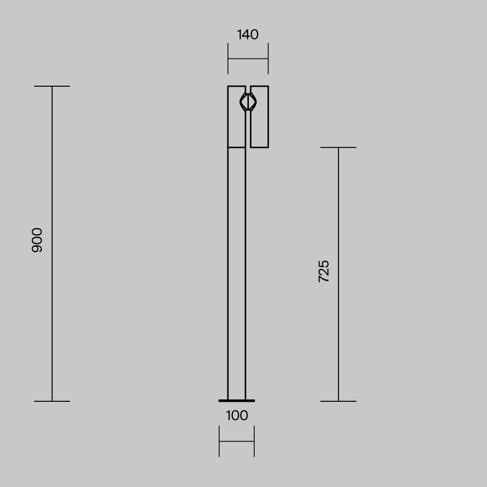 картинка Ландшафтный светильник Outdoor O494FL-L10B3K