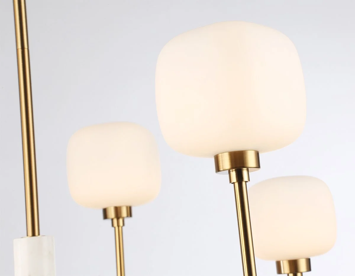 картинка Люстра на штанге с мрамором LH53015