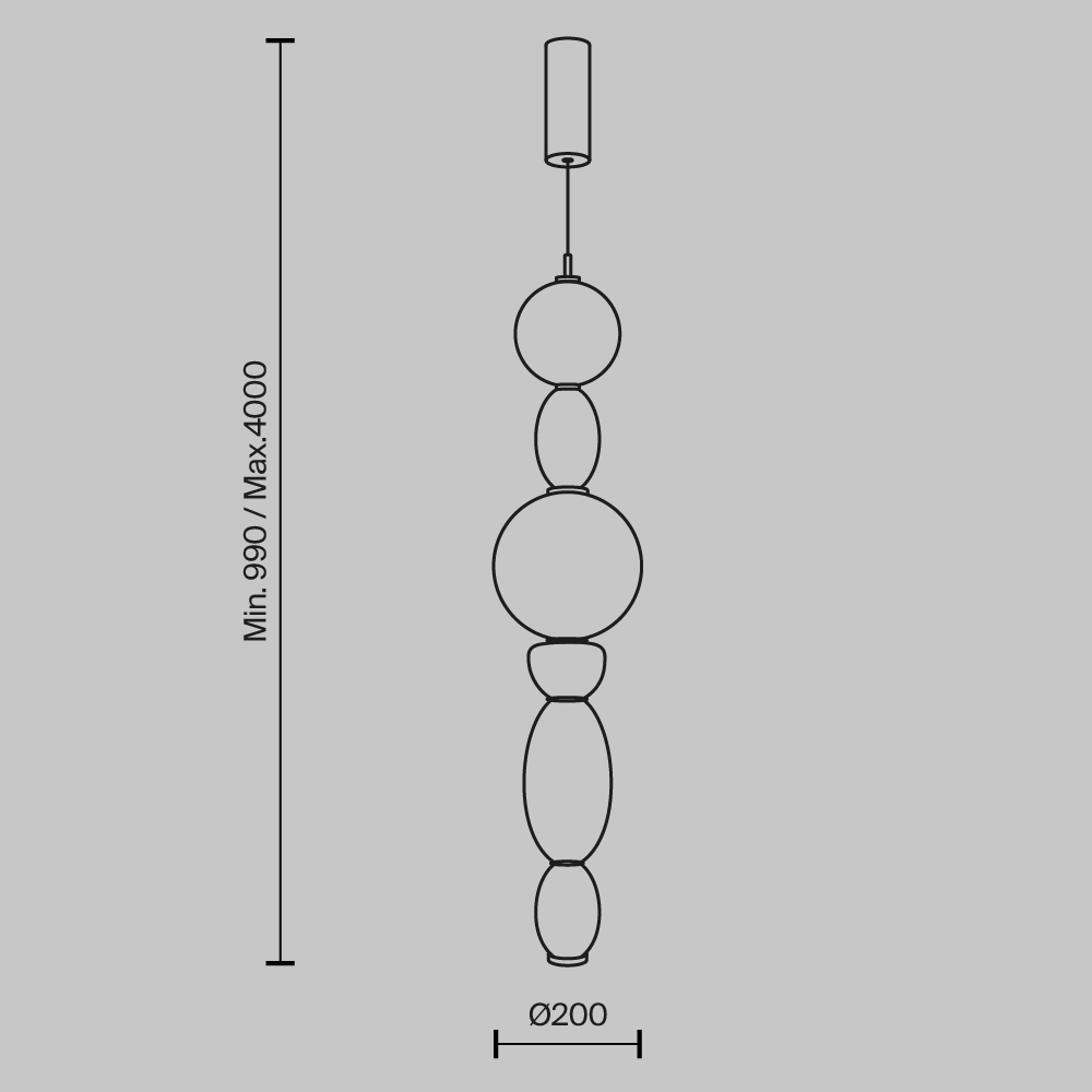 картинка Подвесной светильник Maytoni MOD297PL-L24BS3K