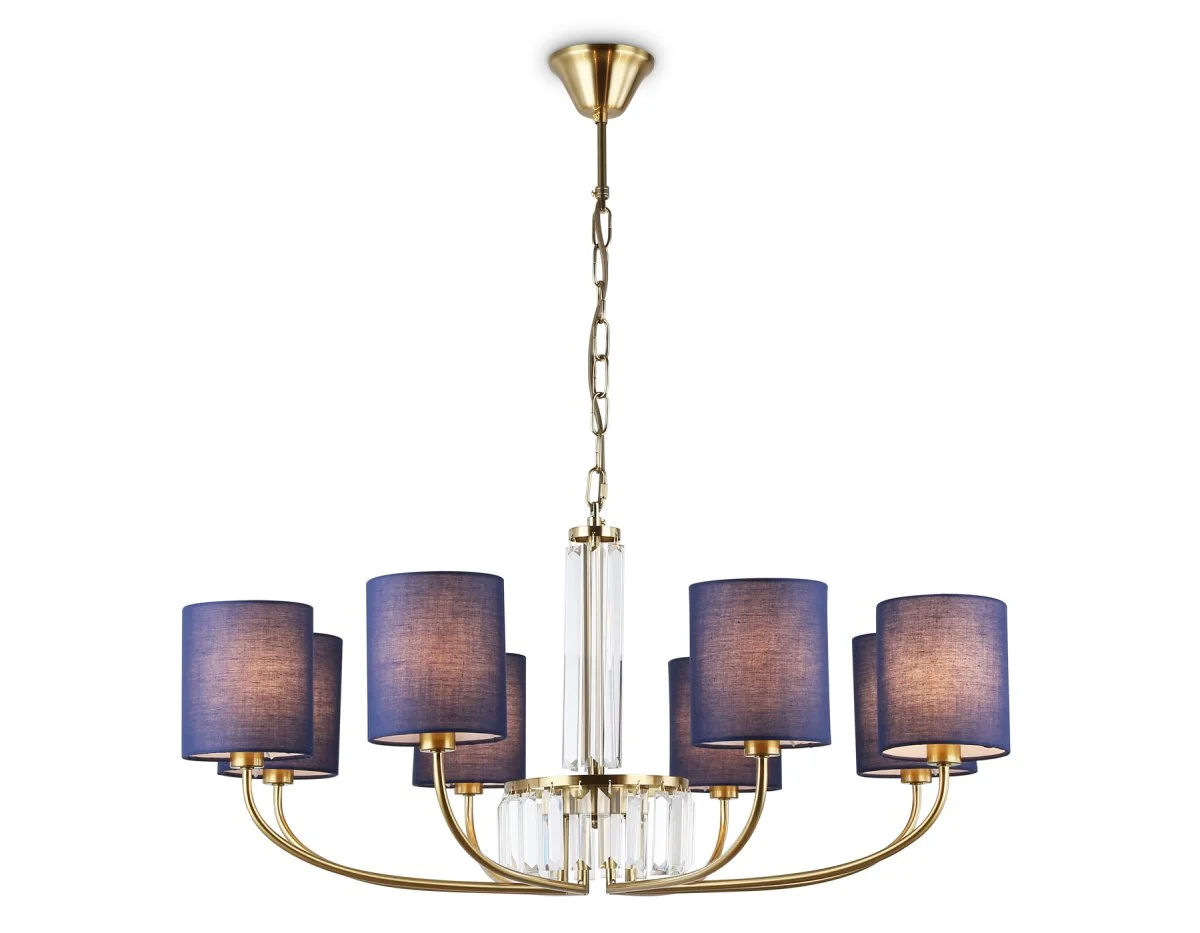 картинка Подвесная люстра с абажурами и хрусталем LH71273