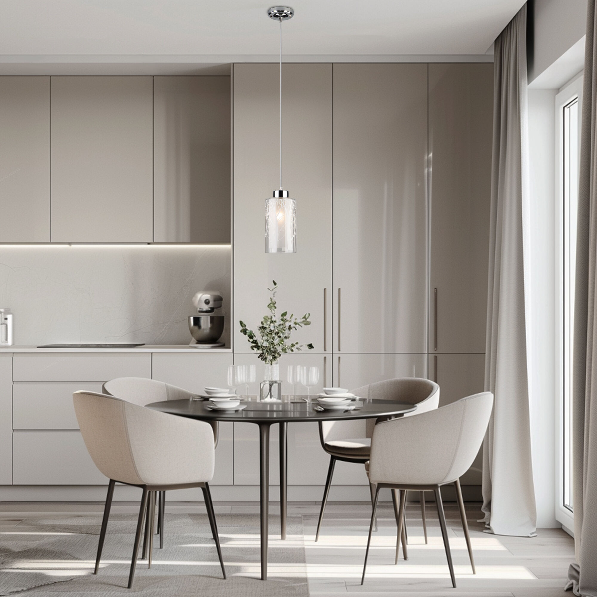 картинка Подвесной светильник 50001/1 хром