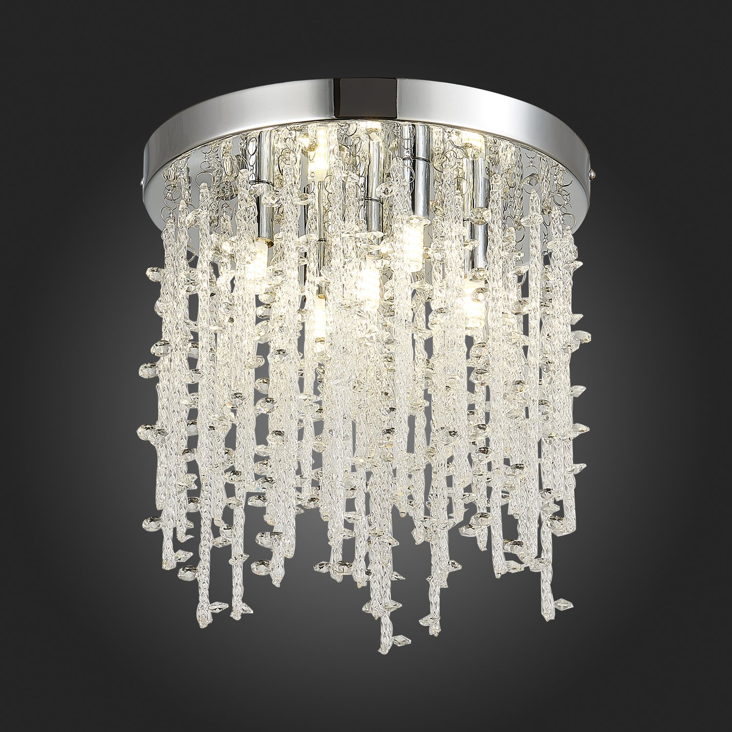 картинка SLE103302-05 Светильник потолочный Хром/Прозрачный G9 LED 5*3W