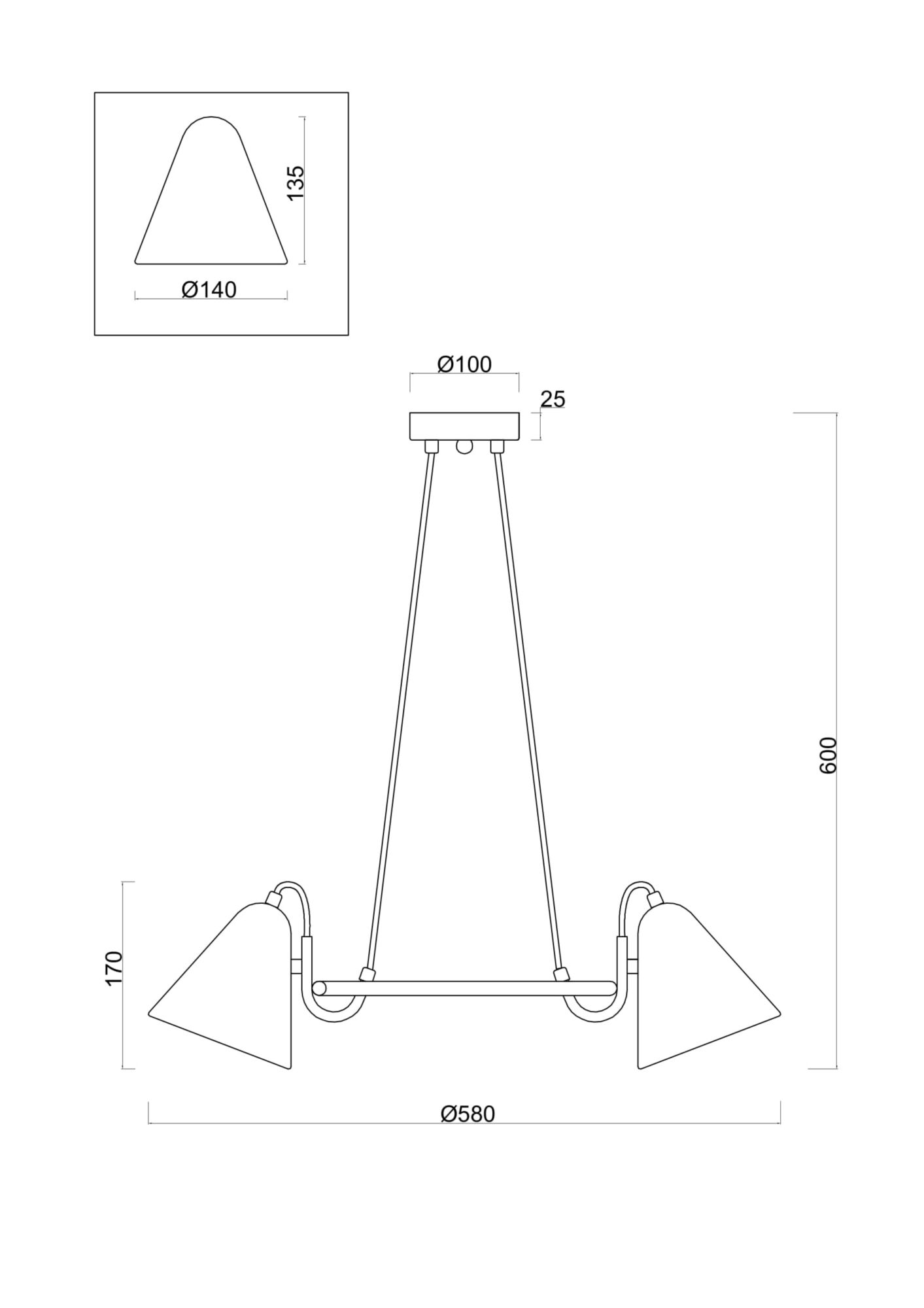 картинка Подвесной светильник Freya FR8001PL-03WG