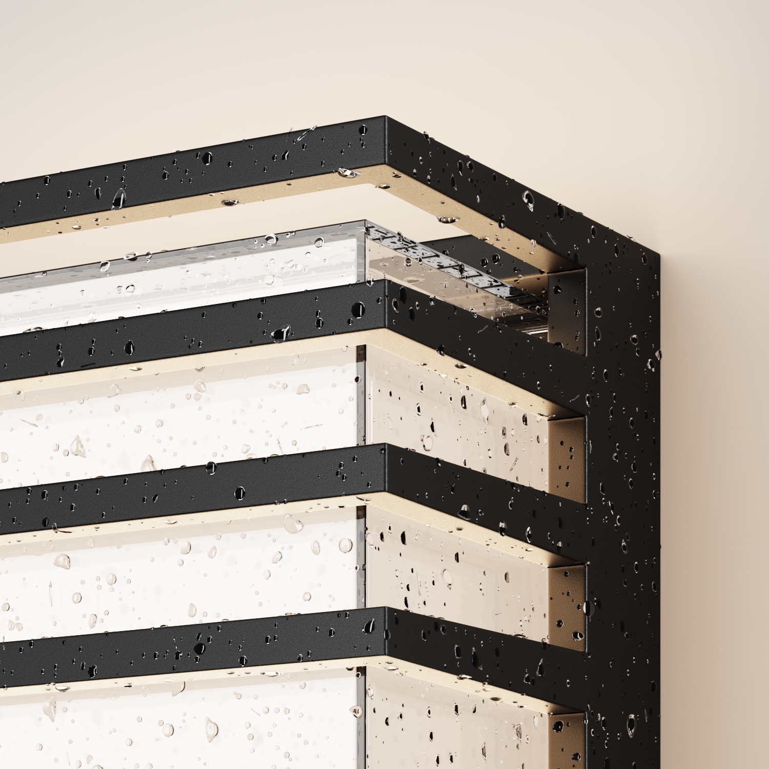 картинка Настенный светильник (бра) Outdoor O020WL-L10B4K