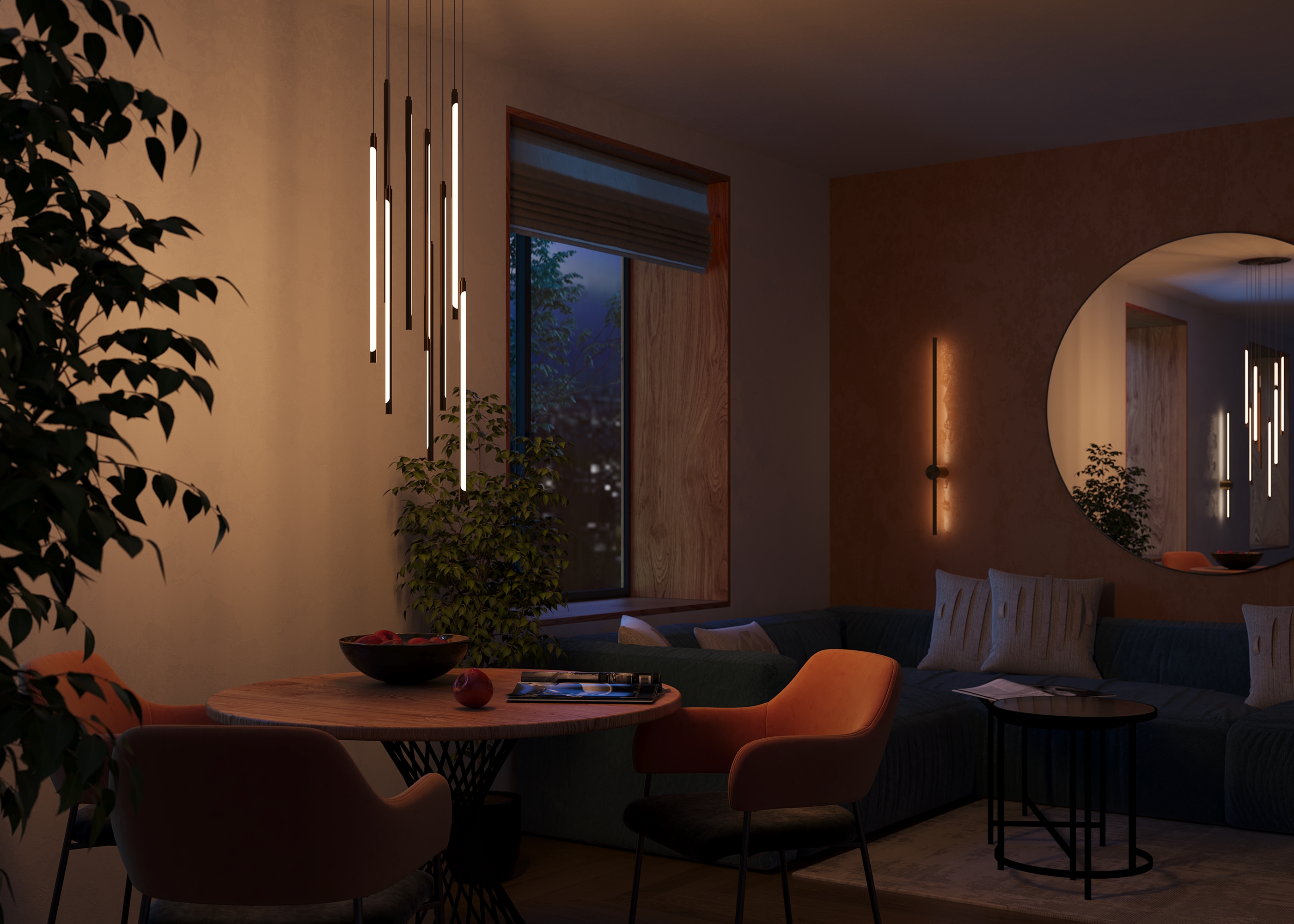 картинка Настенный светильник (бра) Maytoni MOD237WL-L11BS3K