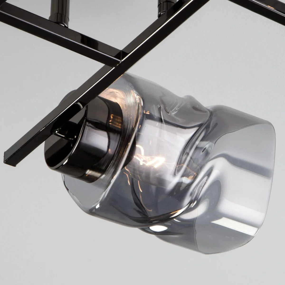 картинка Потолочная люстра со стеклянными плафонами 30165/4 черный жемчуг