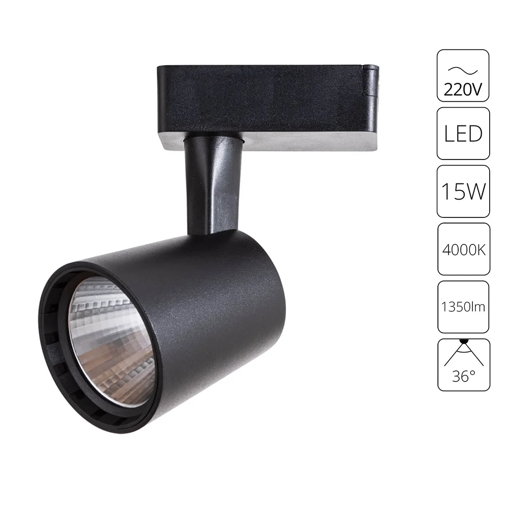картинка Трековый светильник Arte Lamp ATILLO A2315PL-1BK