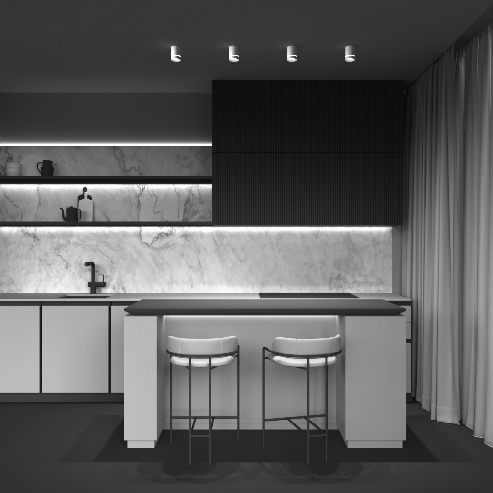 картинка Потолочный светильник Technical C085CL-9W4K-W