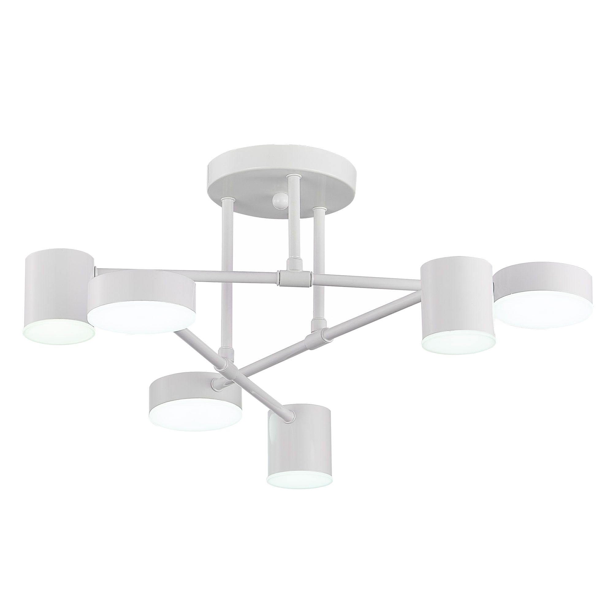 картинка SLE201052-06 Светильник потолочный Белый/Белый LED 6*7W 4000K