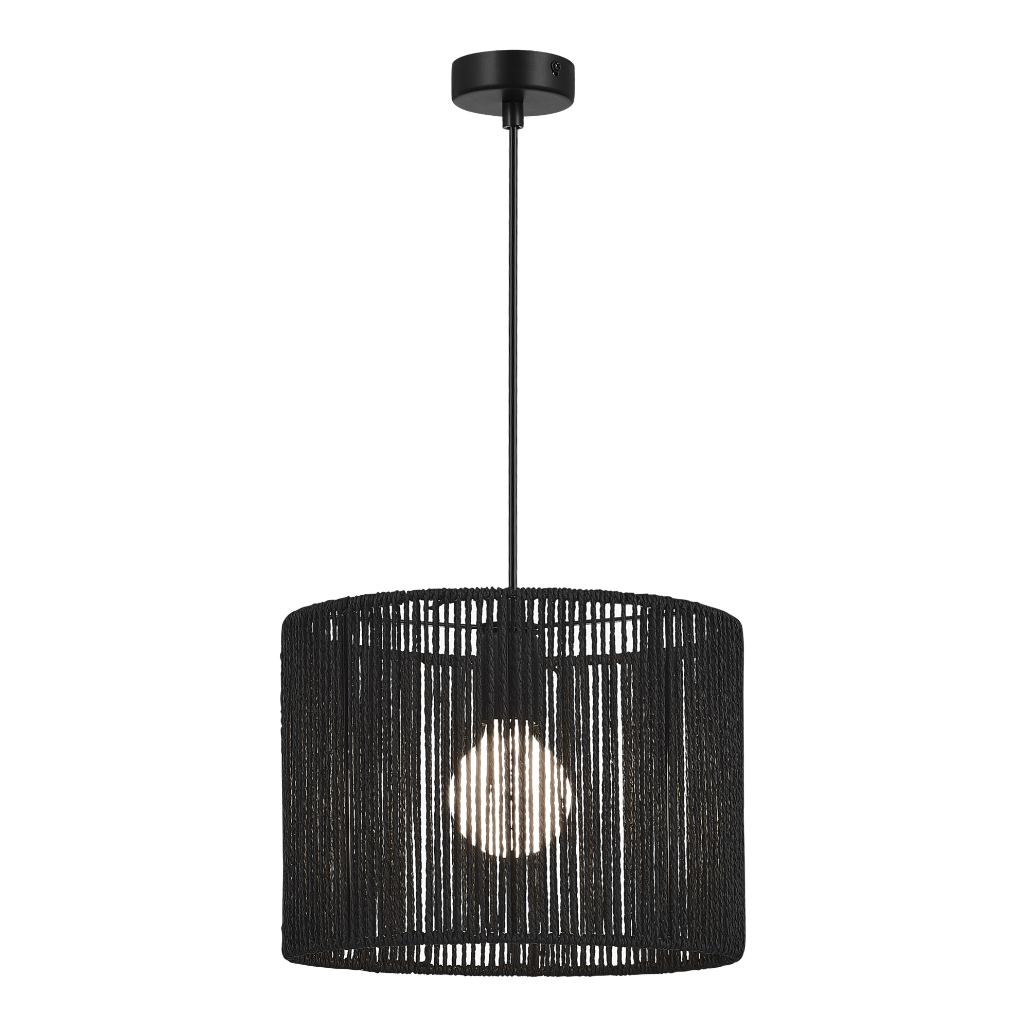 картинка SLE6024-403-01 Светильник подвесной черный/черный E27 1*40W